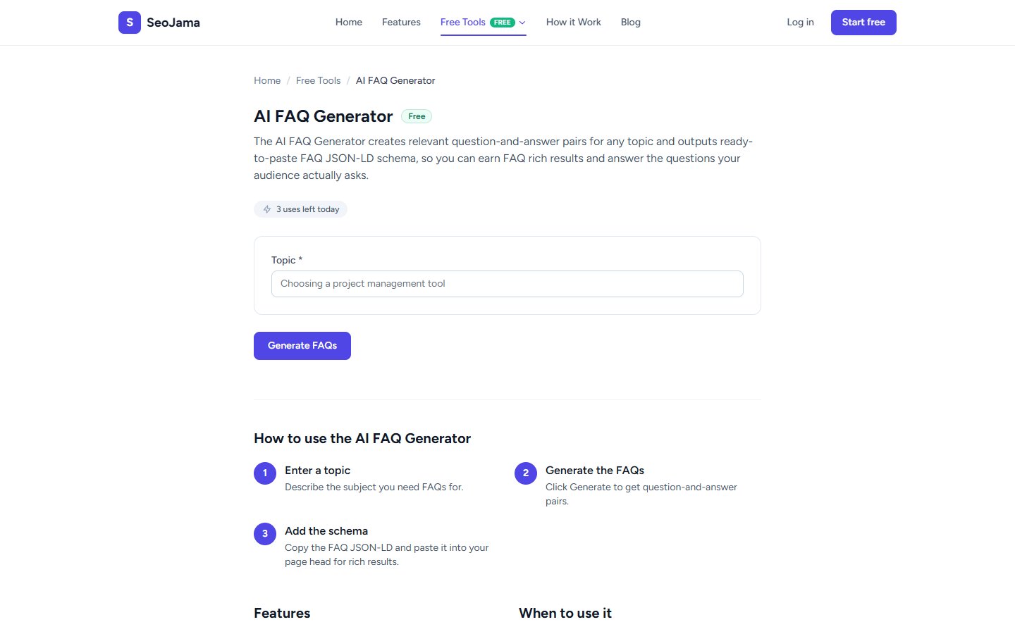AI FAQ Generator