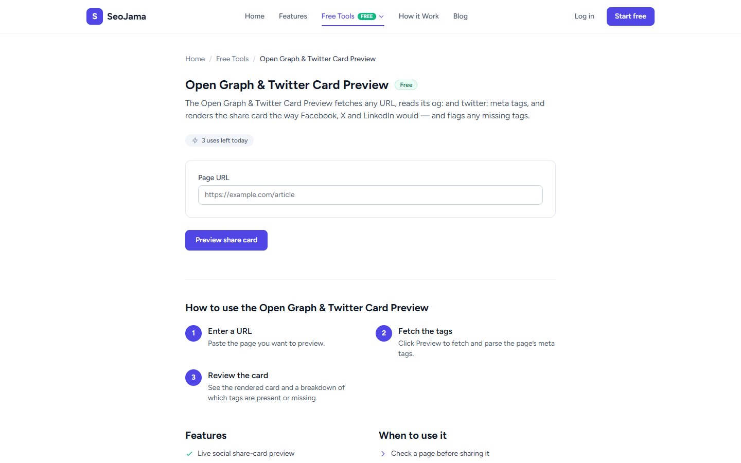 Open Graph & Twitter Card Preview