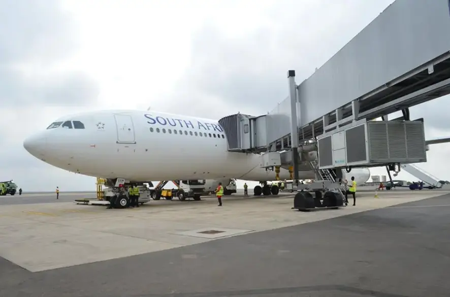 Roberts International Airport Liberia arrival terminal entrance