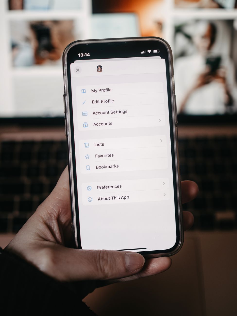 TikTok account settings screen showing account type options