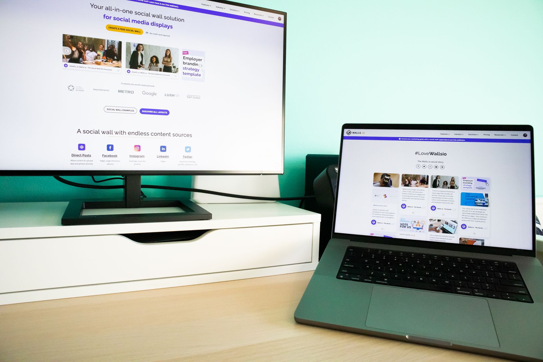 Postigniter AI social media tools dashboard showing caption and hook generators