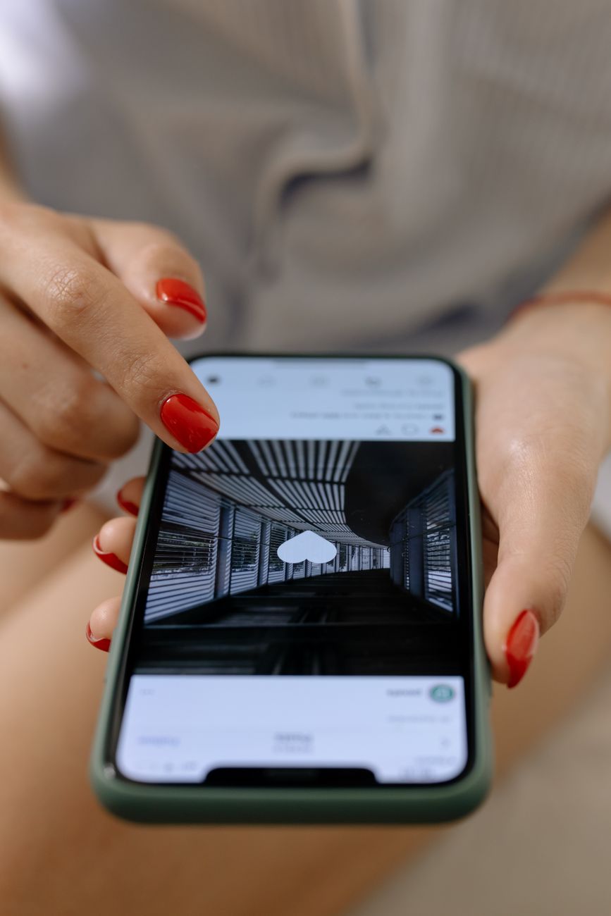 Predis.ai social media post generator showing AI-generated caption and image
