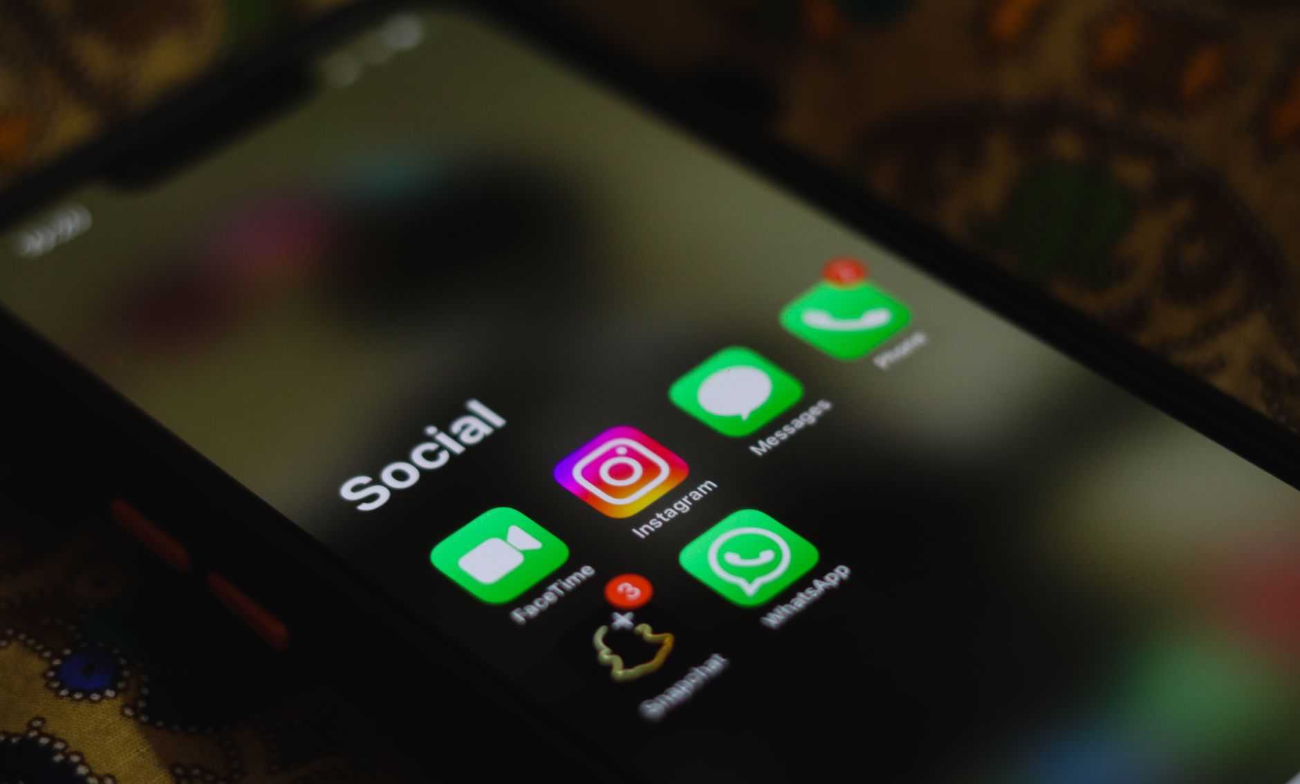 AI-generated social media hook text on a smartphone screen