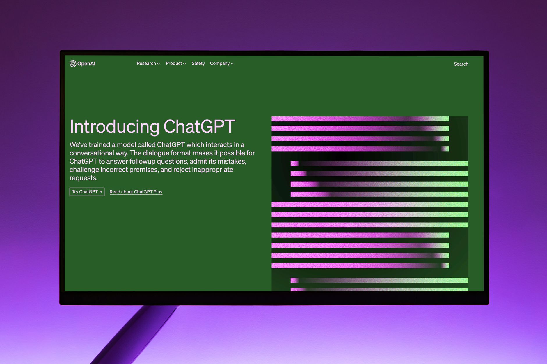 ChatGPT interface open on a desktop screen showing social media content ideas