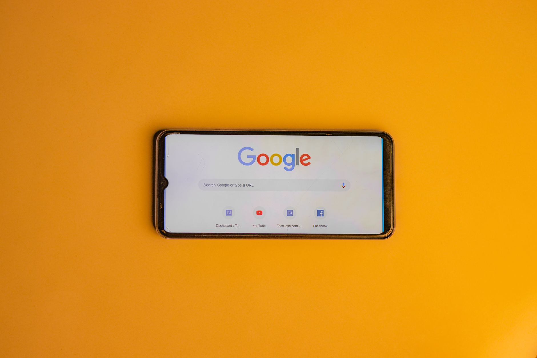 Google Business Profile listing on a smartphone screen for local SEO