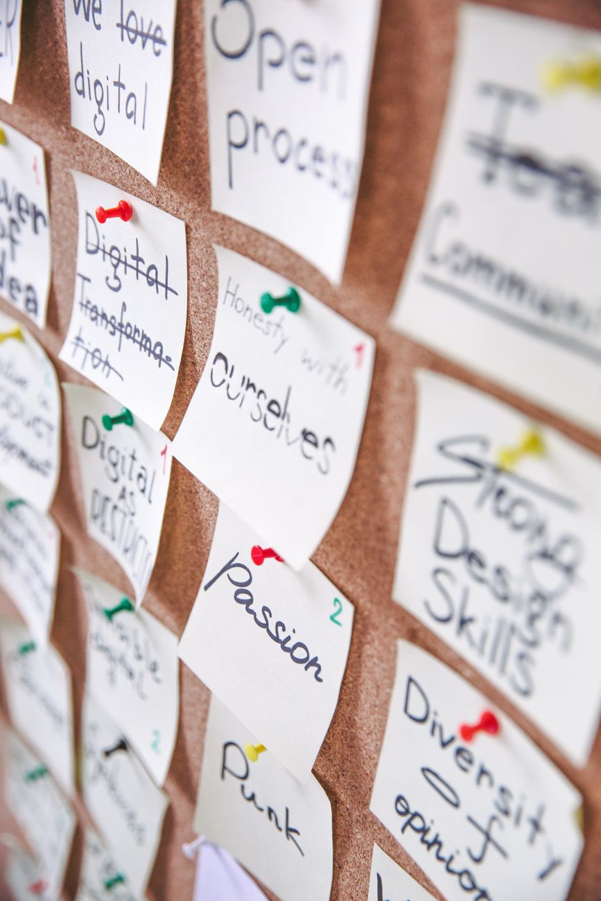 Priority triage matrix for SEO issues on a whiteboard