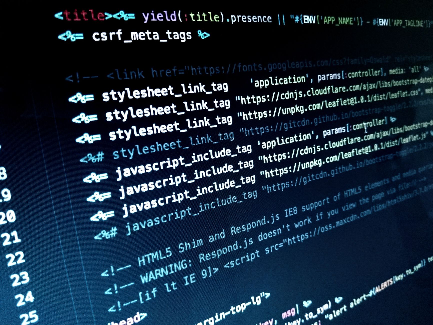 HTML code showing title tag optimization example