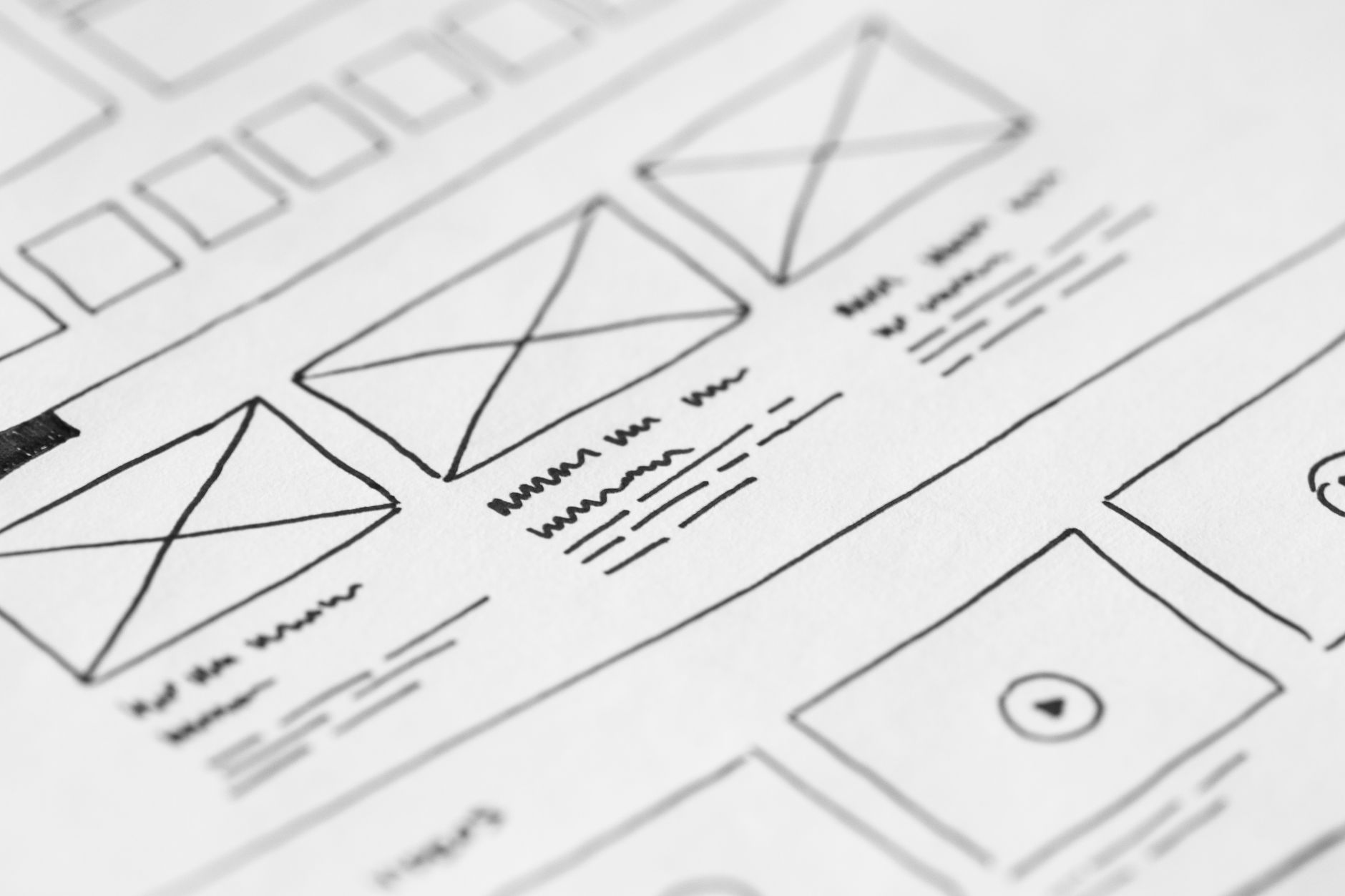 Content quality analysis showing well-structured web page with clear headings and readable text