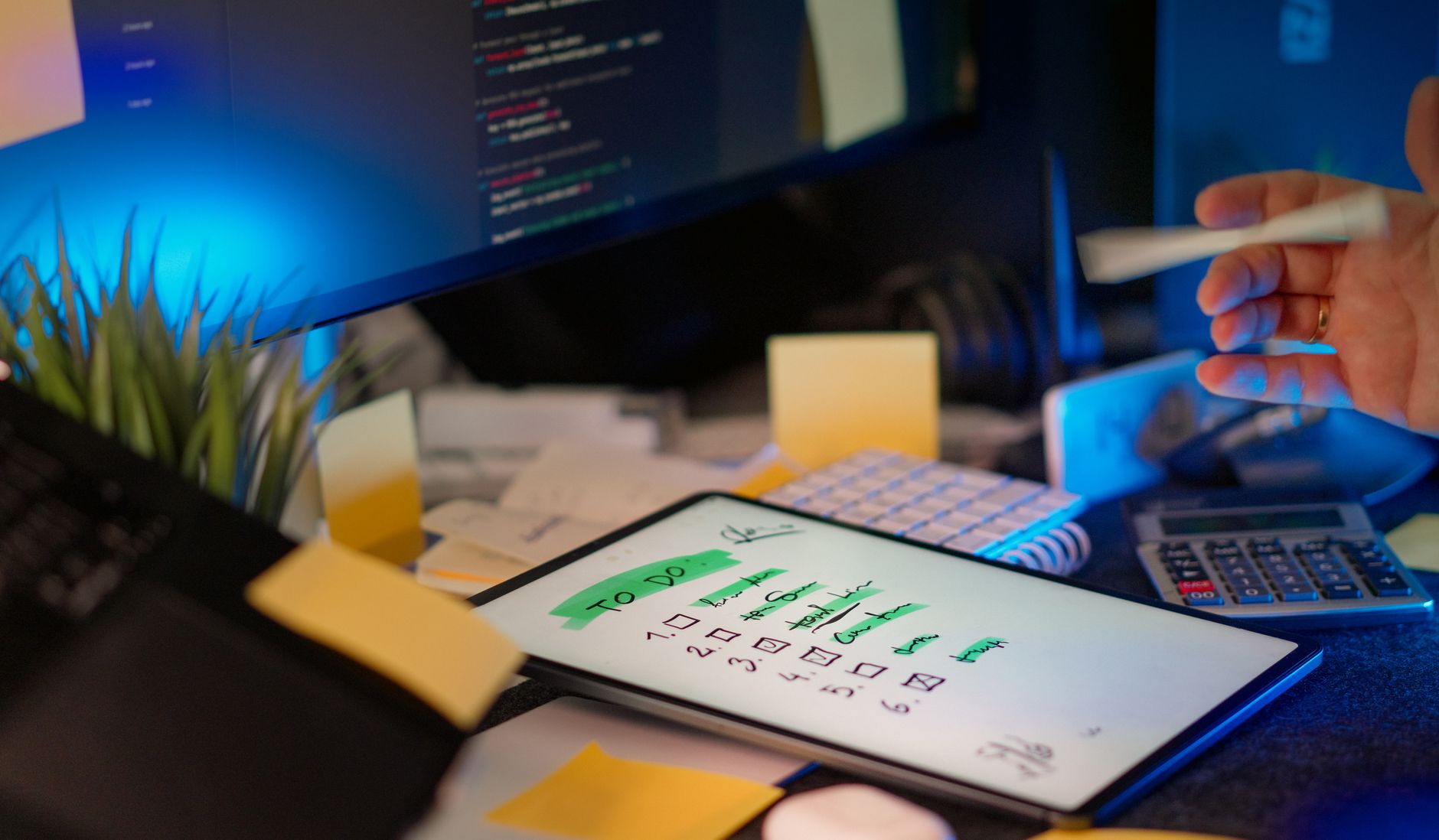 SEO audit checklist on a computer screen showing local ranking factors