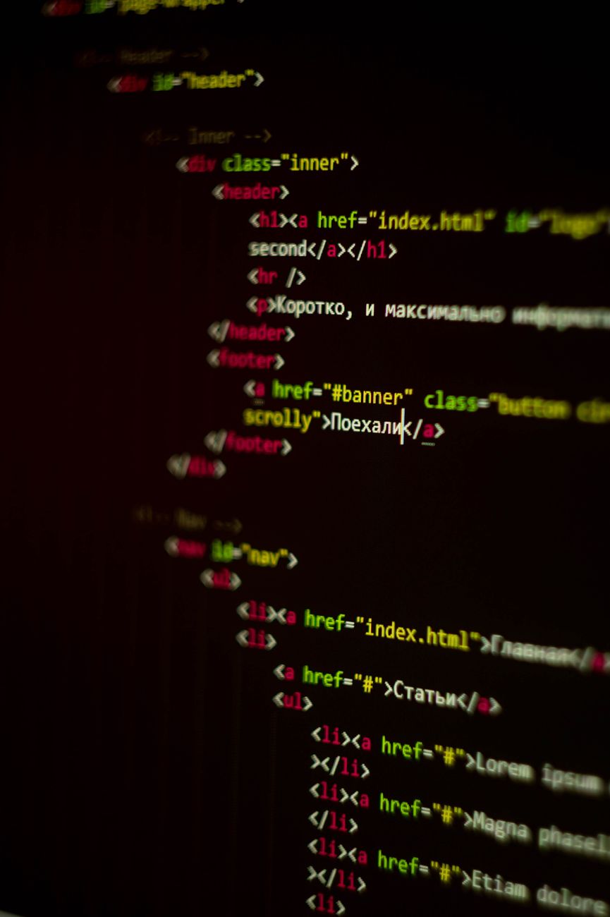 Website header tag hierarchy visualization showing H1 through H6 structure and SEO optimization