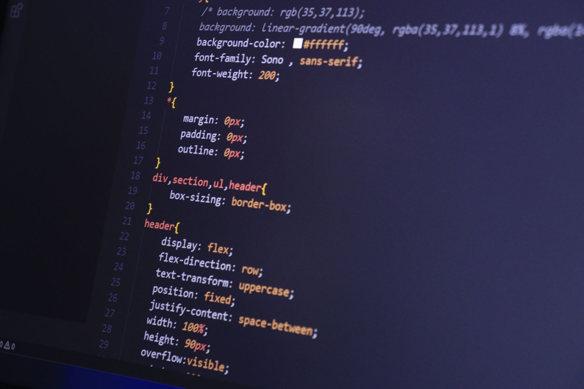 Schema markup JSON-LD code displayed in a code editor with structured data highlighted