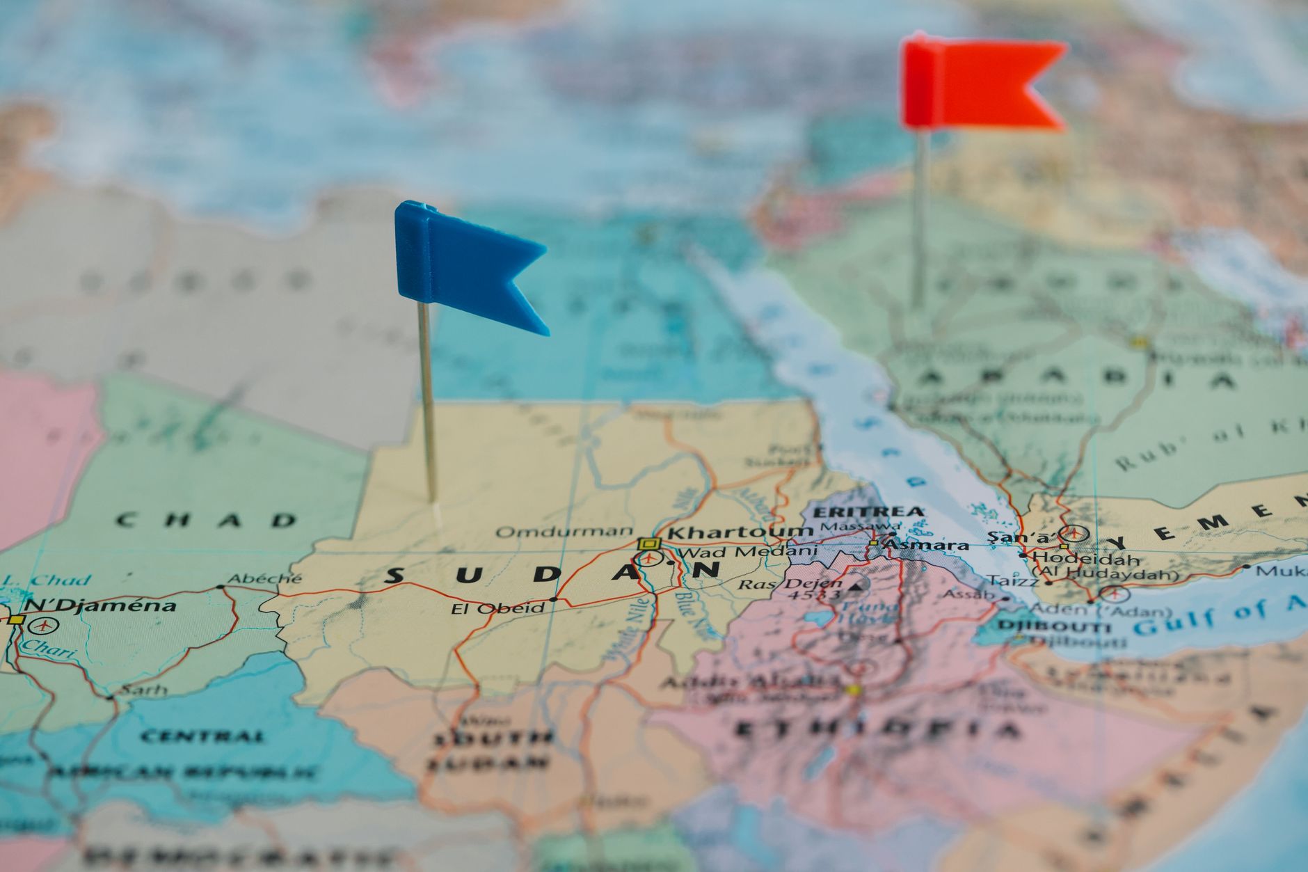 Map of Africa highlighting South Africa Kenya and Ghana