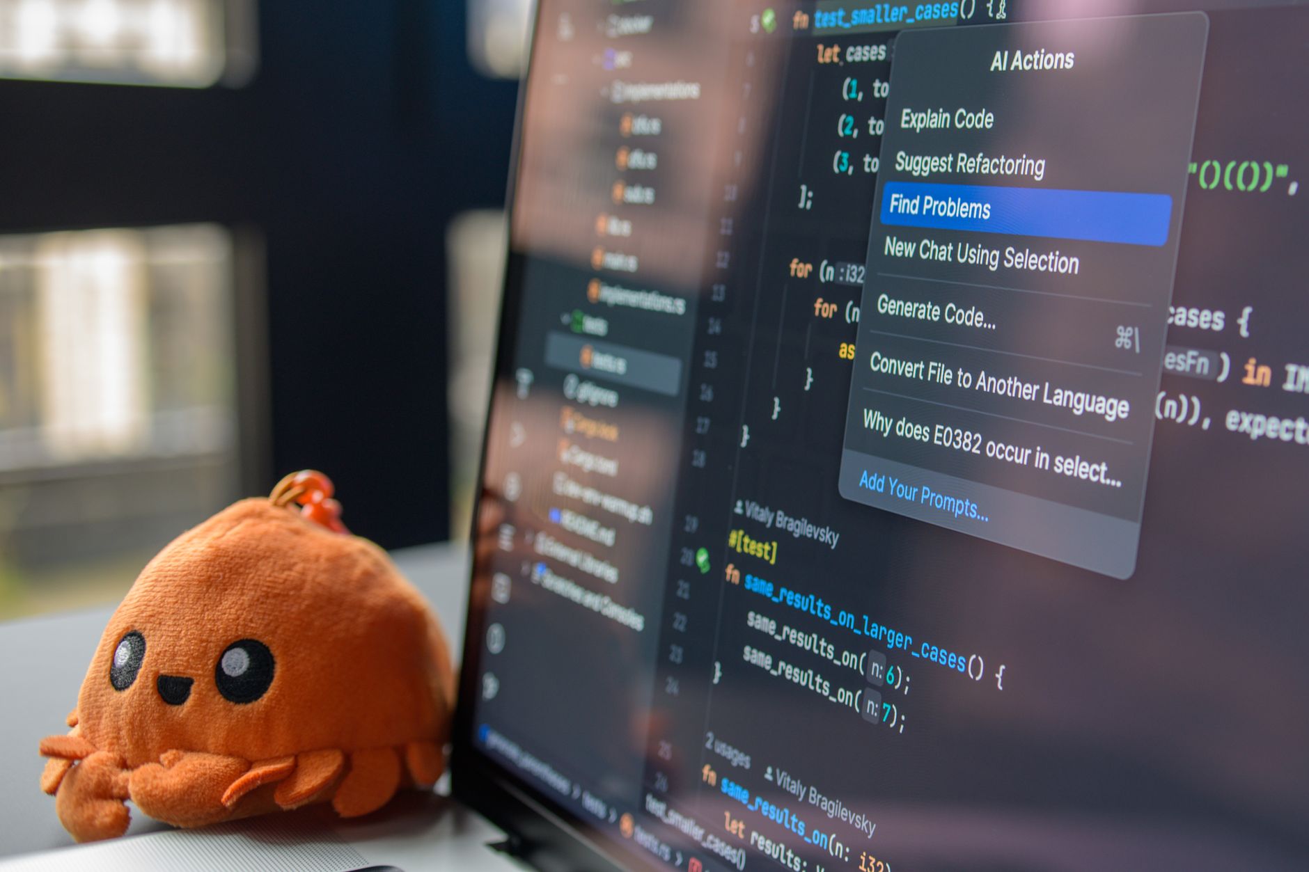African developer coding on laptop using Gemini AI API for creator platform