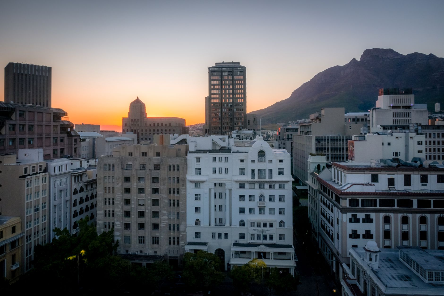 Cape Town South Africa city skyline representing business and innovation hub