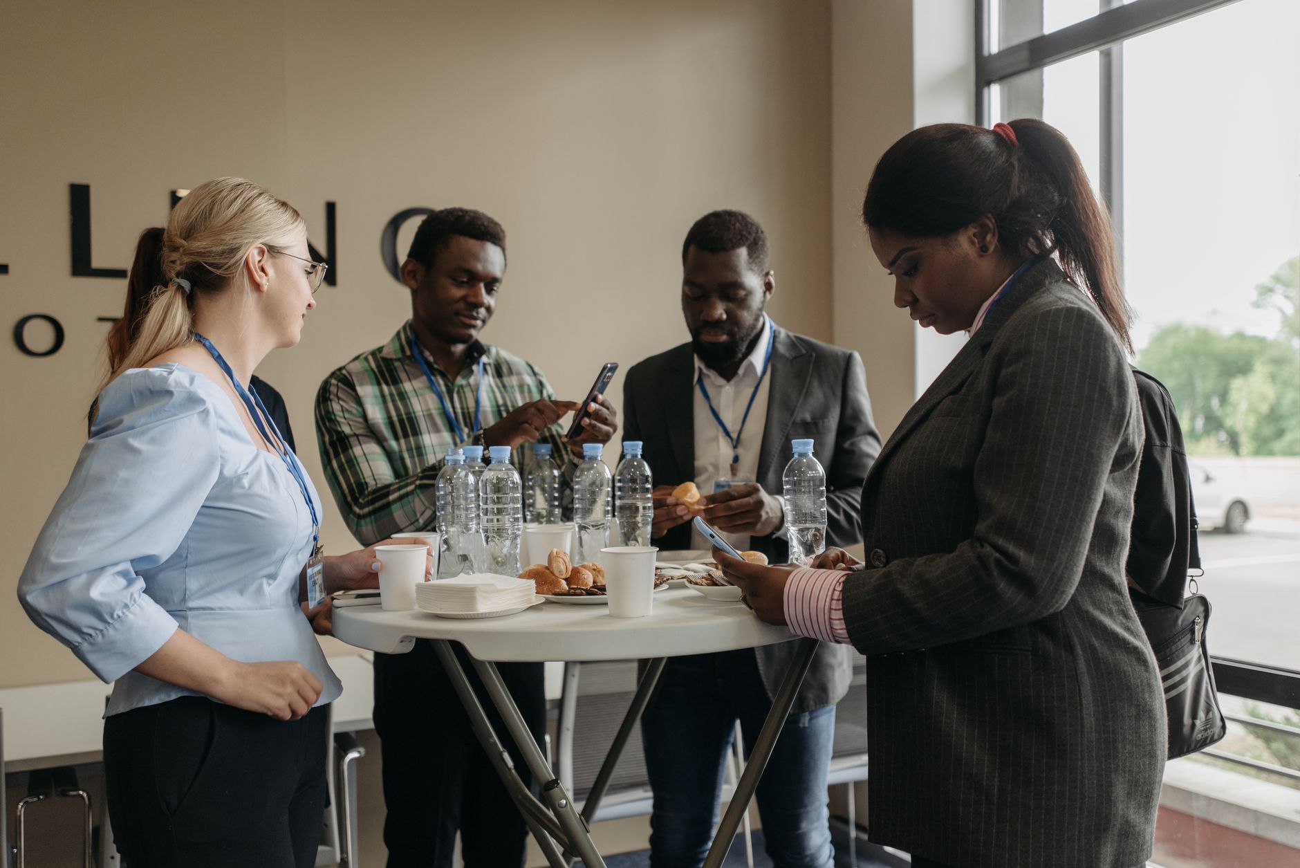 African creators networking at digital summit conference
