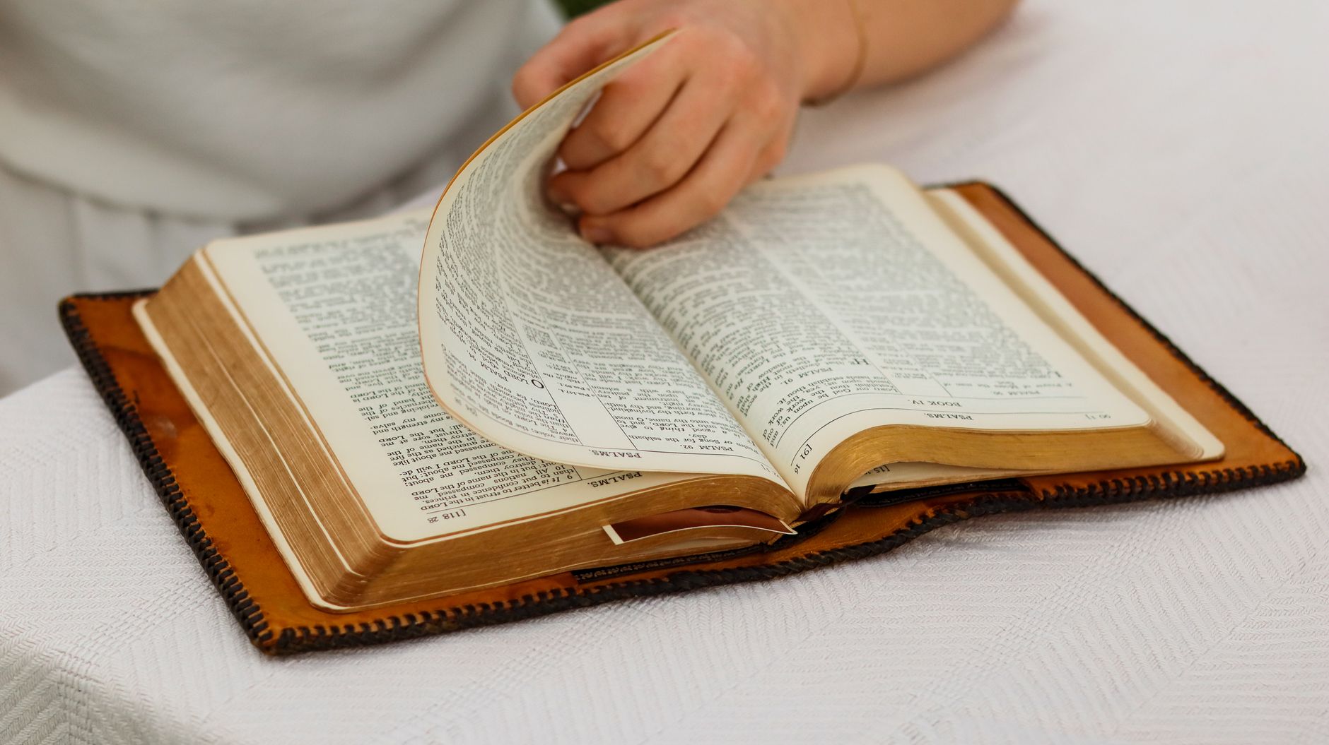 Prism Bible App interface showing scripture analysis and cross-references on a mobile screen
