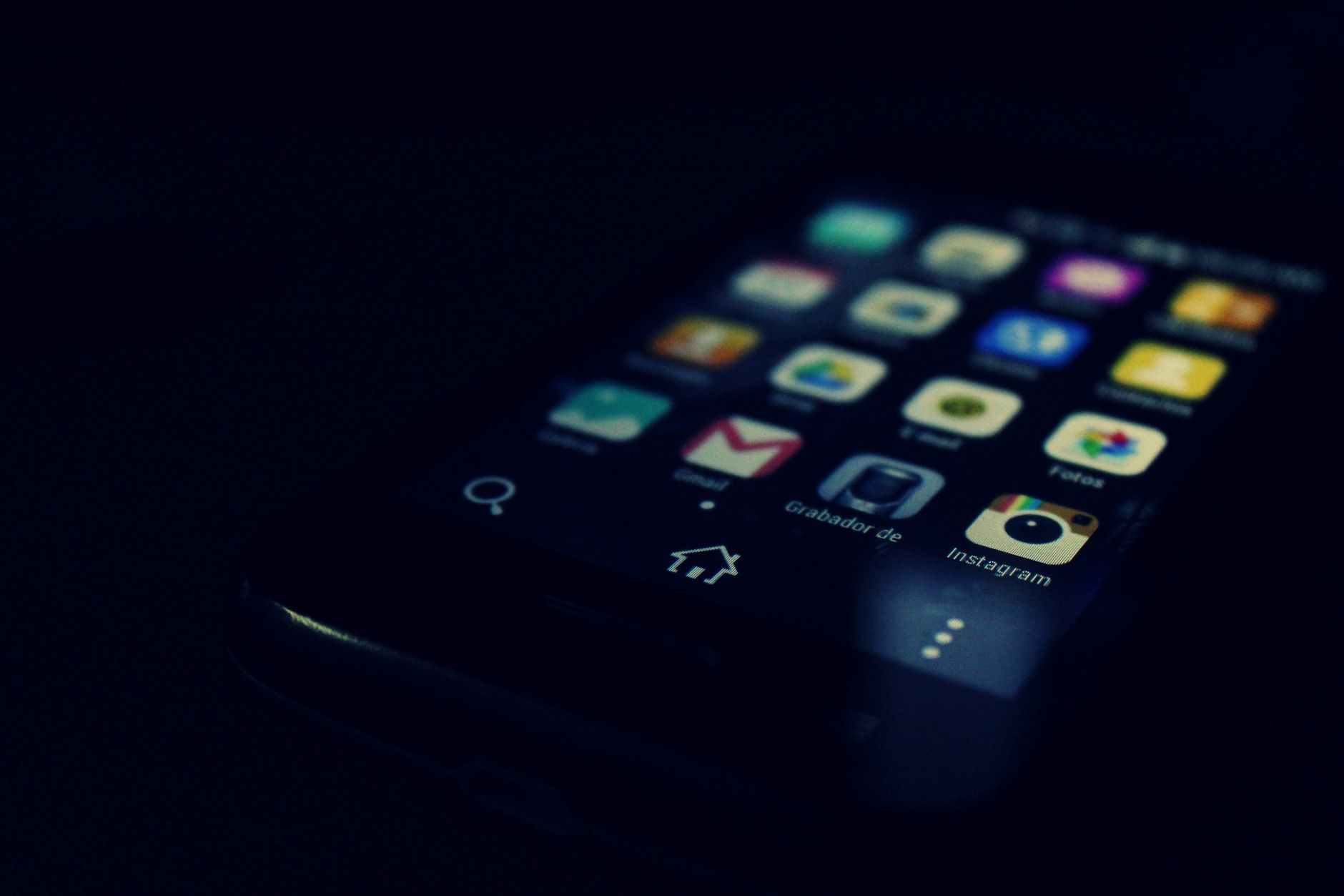 MySword Bible app running on older Android device