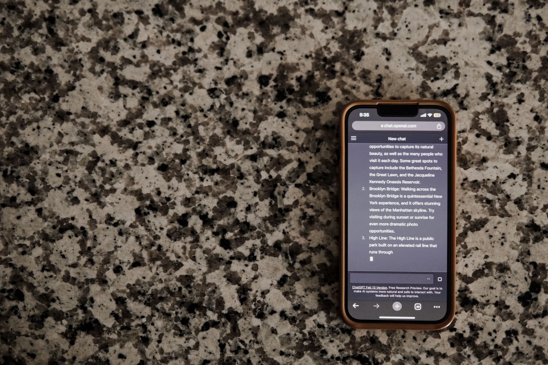 Clean minimalist Bible reading app showing ESV text on a phone