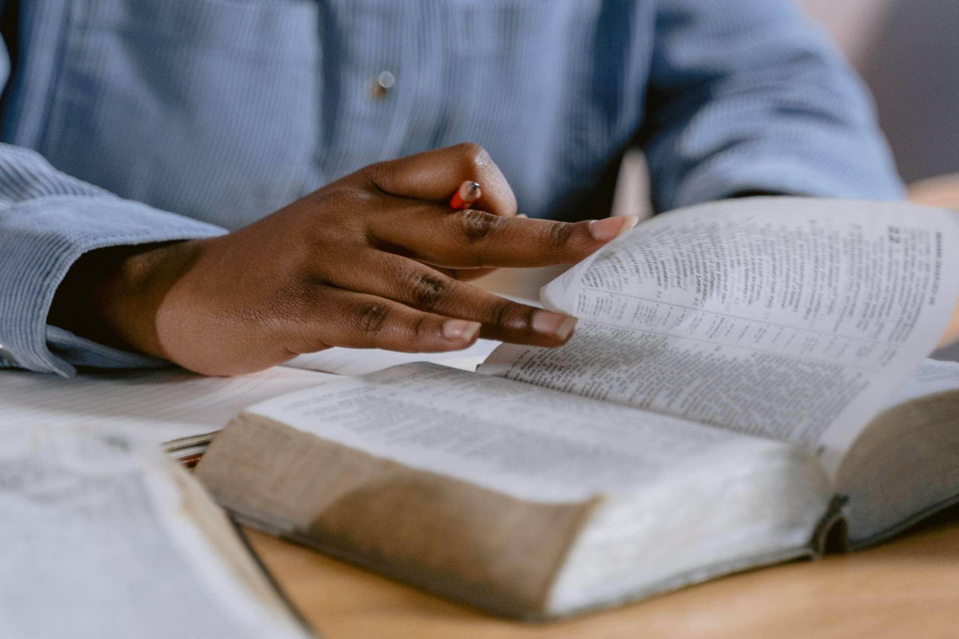 Bible cross-reference diagram showing connected scripture passages on a tablet screen